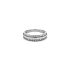 Nhẫn vàng trắng đính đá zircon trắng