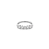 Nhẫn vàng trắng đính đá zircon trắng