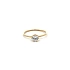 Nhẫn đính hôn bằng vàng với đá zircon