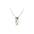 Mặt dây chuyền vàng đính đá zircon làm từ vàng kết hợp
