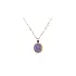 Mặt dây chuyền vàng có đá tím