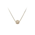 Mặt dây chuyền vàng hình quả cầu đính đá zircon