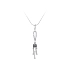Mặt dây chuyền có ngọc trai và đá zircon trắng vàng
