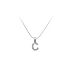 Mặt dây chuyền chữ C đính đá zircon