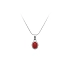 Mặt dây chuyền có san hô và zircon