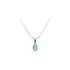 Mặt dây chuyền với đá opal xanh