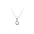 Mặt dây chuyền đính ngọc opal và zircon