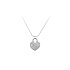 Mặt dây chuyền hình trái tim đính đá zircon