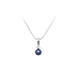 Mặt dây chuyền ngọc trai và zircon vàng trắng