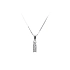 Mặt dây chuyền bằng vàng trắng đính đá zircon trắng