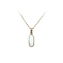 Mặt dây chuyền vàng đính đá opal