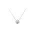 Mặt dây chuyền bằng vàng trắng đính đá zircon trắng