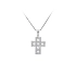 Thiết kế chéo với đá zircon trắng và vàng