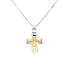 Thánh giá vàng với đá zircon làm từ vàng kết hợp