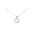 Mặt dây chuyền hình trái tim bằng vàng đính đá zircon