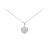 Mặt dây chuyền hình trái tim bằng vàng đính đá zircon