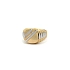 Nhẫn nam đính đá zircon làm từ vàng kết hợp