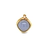 Nhẫn vàng đính đá chalcedony và kim cương