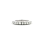 Nhẫn Eternity vàng trắng 18K đính kim cương 1,04 ct