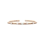 Vòng tay kiểu cuff vàng hồng 18K đính kim cương 0,79 ct