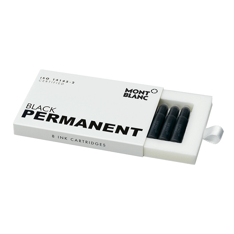 Hộp mực vĩnh cửu Montblanc màu đen 107757 ISO 14145-2