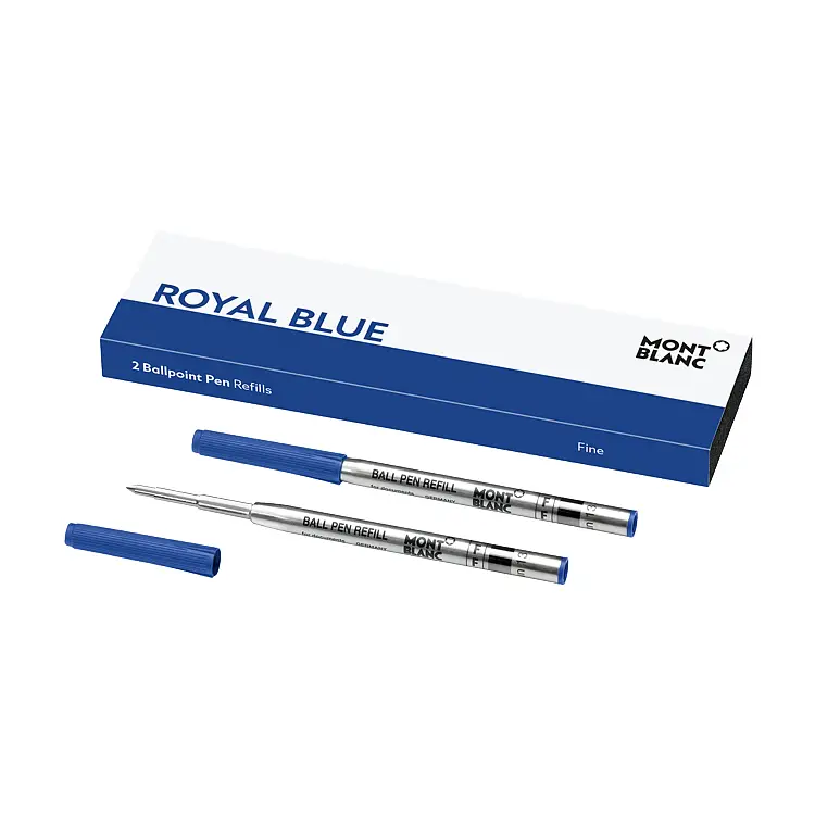 Bộ thay mực cho bút bi Montblanc Fine Royals Blue F 128213