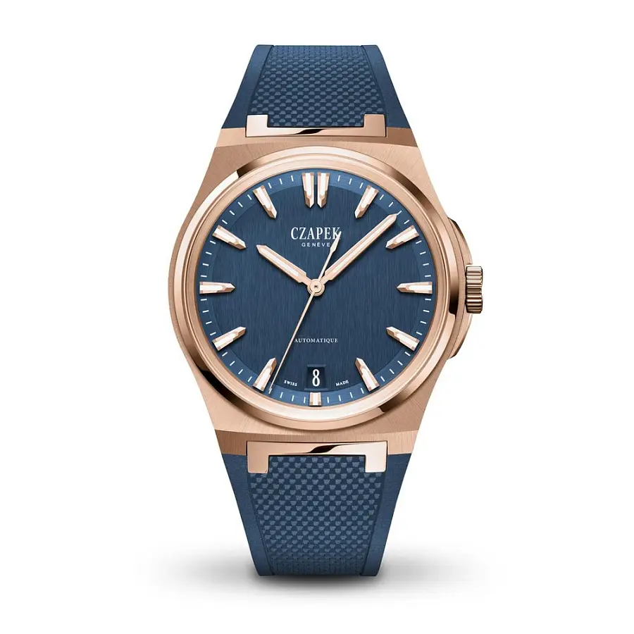 Mũ bảo hiểm Cap Antarctique Mount Erebus màu Xanh dương đậm, vàng hồng và cao su