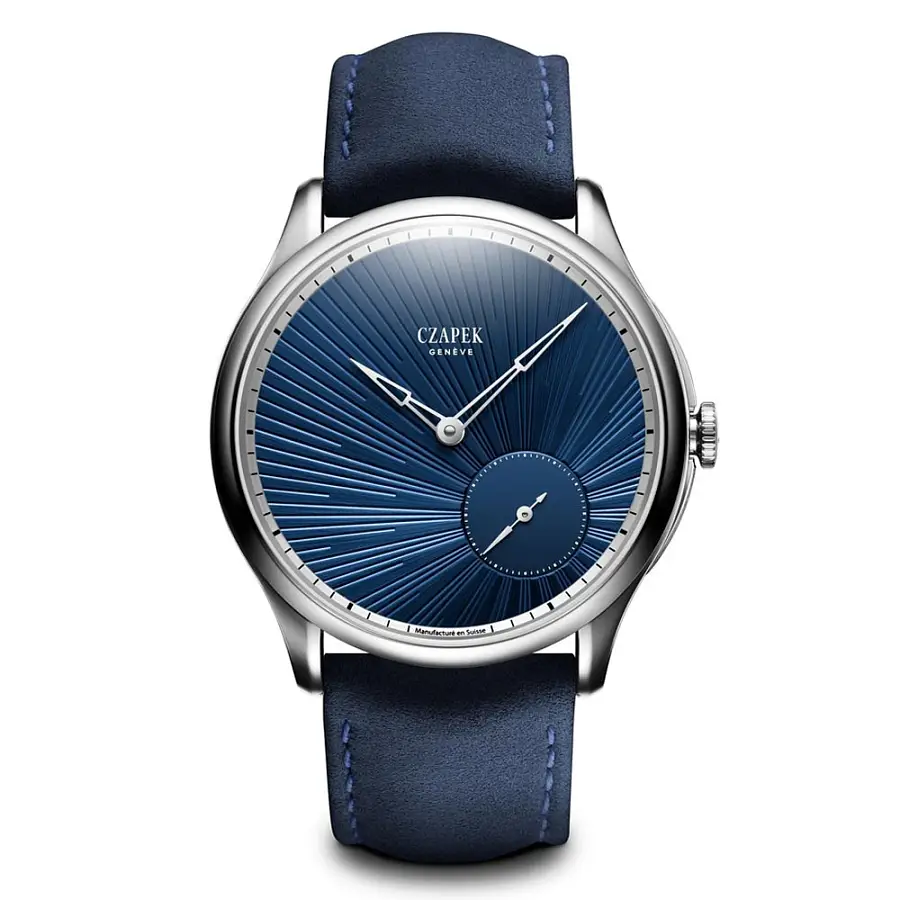 Mũ lưỡi trai Guilloché Mặt trời xanh đêm