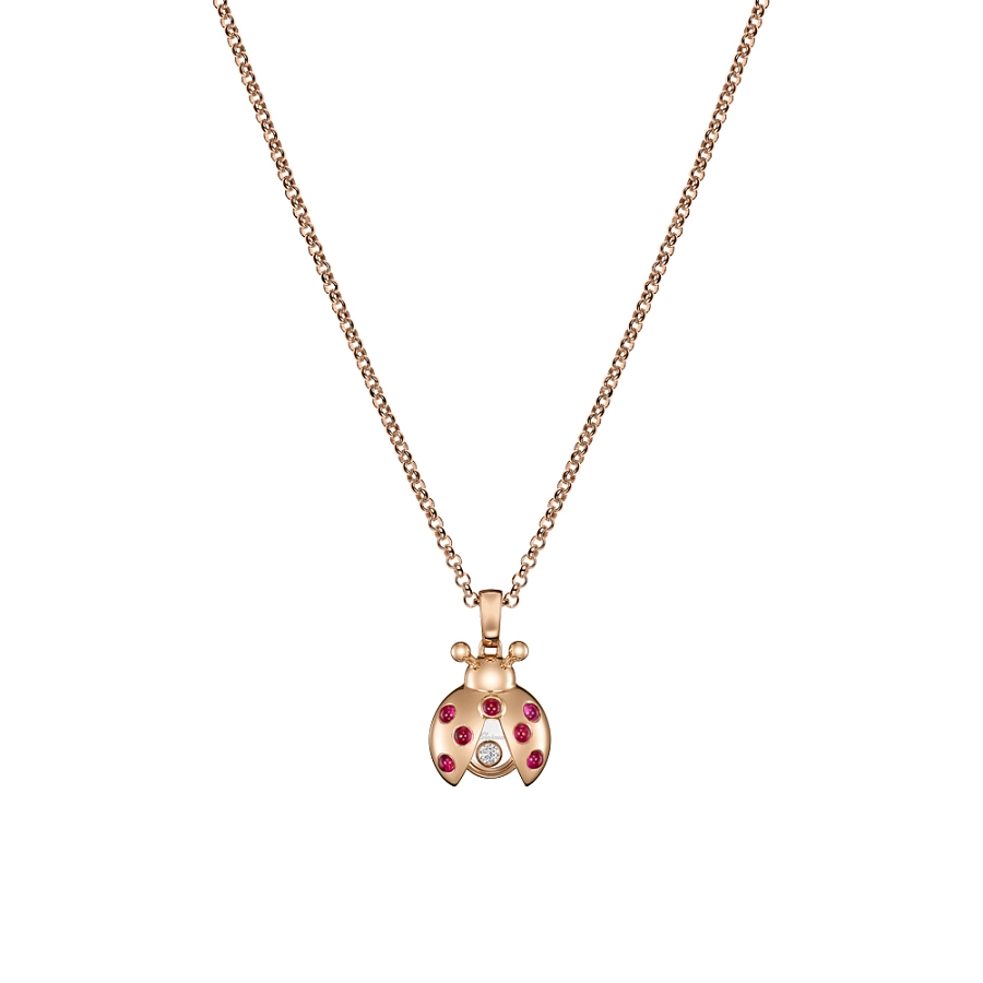 Vòng cổ vàng Chopard Happy Diamonds Ladybird 79A186-5001