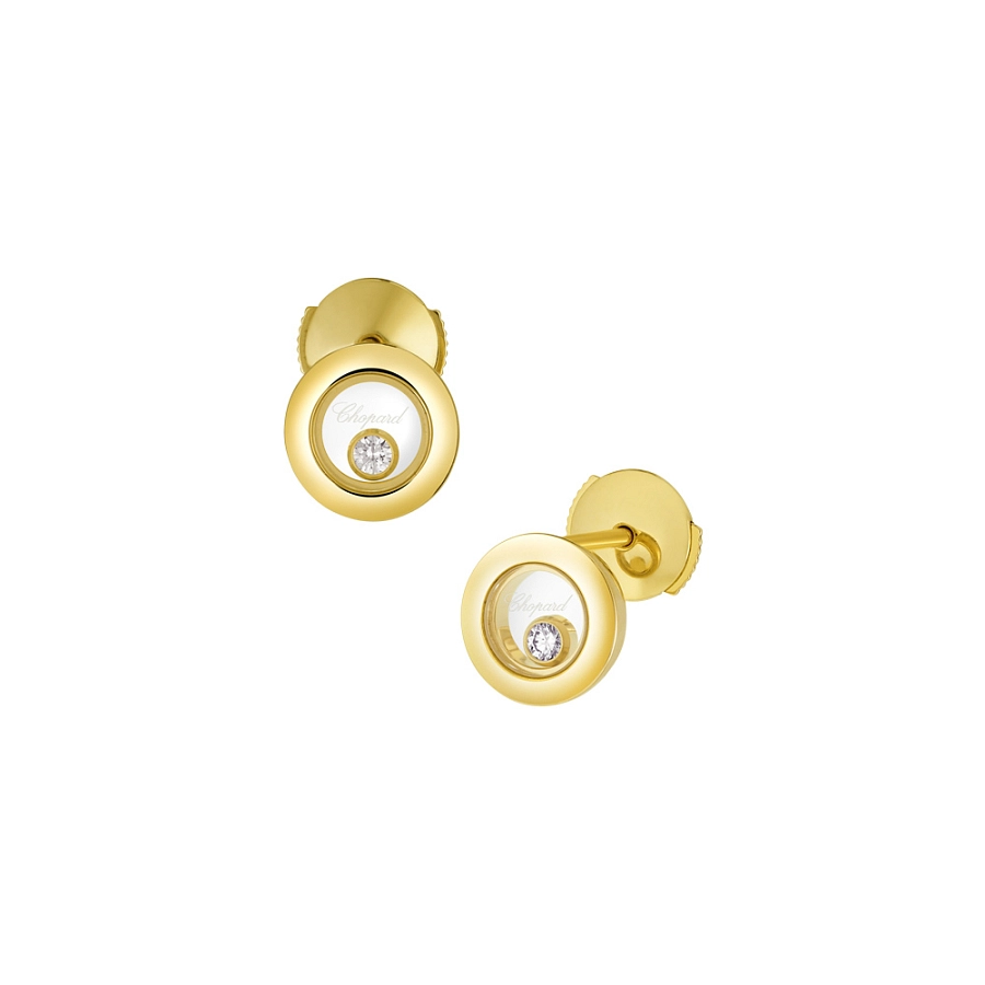 Vòng tai vàng Chopard Happy Diamonds 83A017-0001