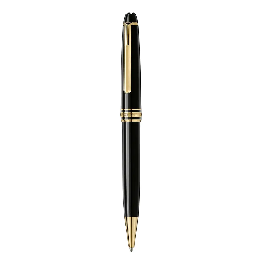 Bút bi Montblanc Meisterstück mạ vàng 132453