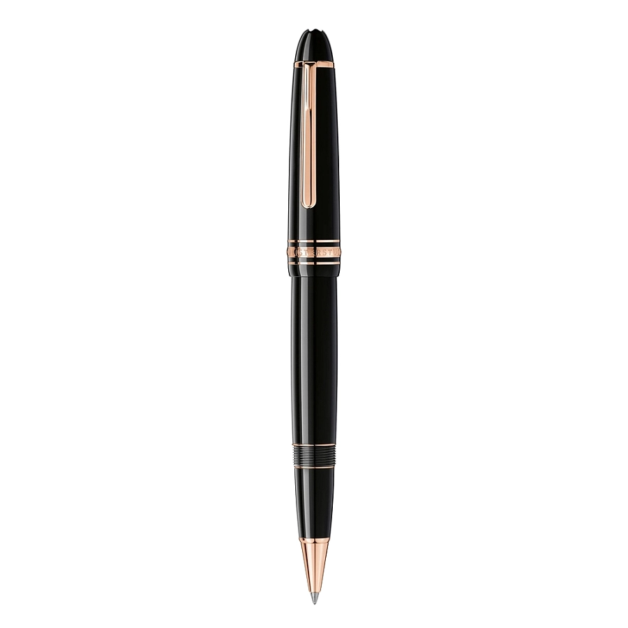 Bút bi lăn Montblanc Meisterstück mạ vàng hồng Legrand 132481