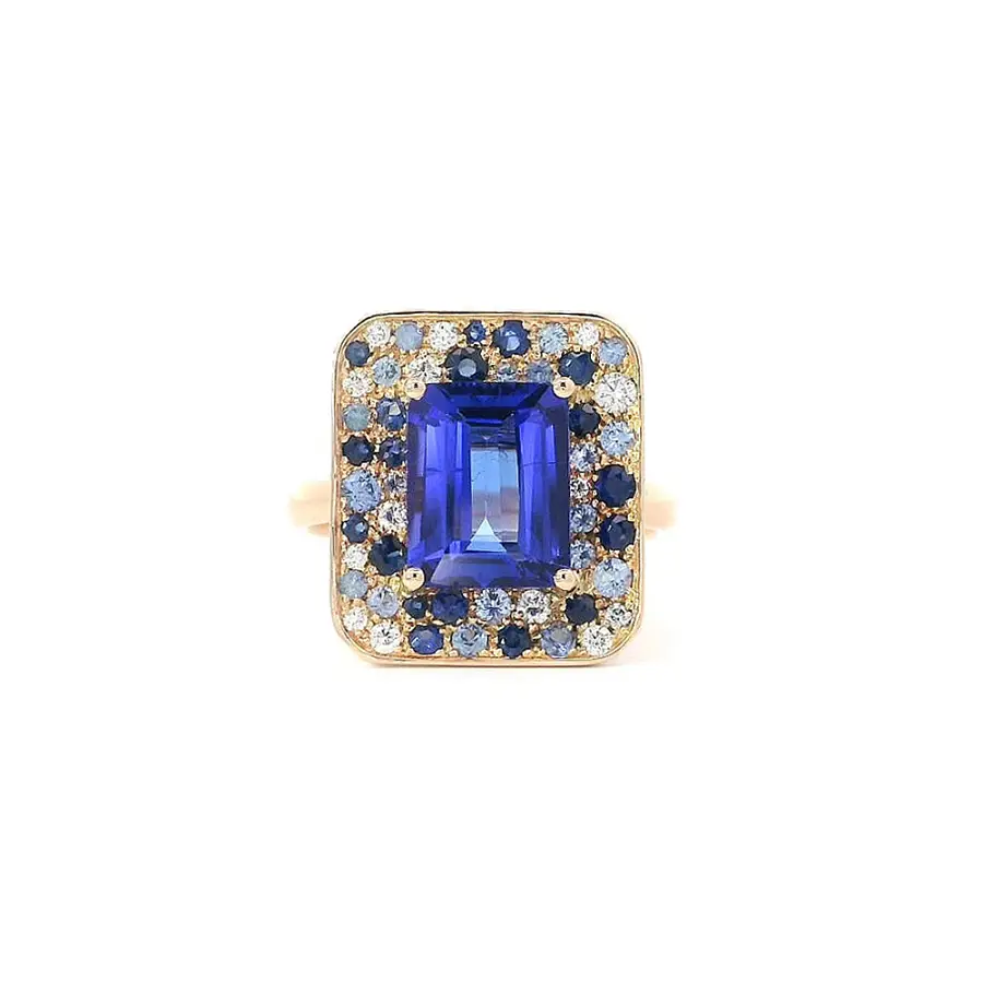 Nhẫn độc quyền với Tanzanite, Sapphire và Kim cương - Đẳng cấp sang trọng độc đáo
