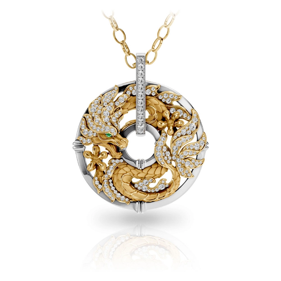 Vòng cổ Carrera Y Carrera New Shanghai Maxi Pave