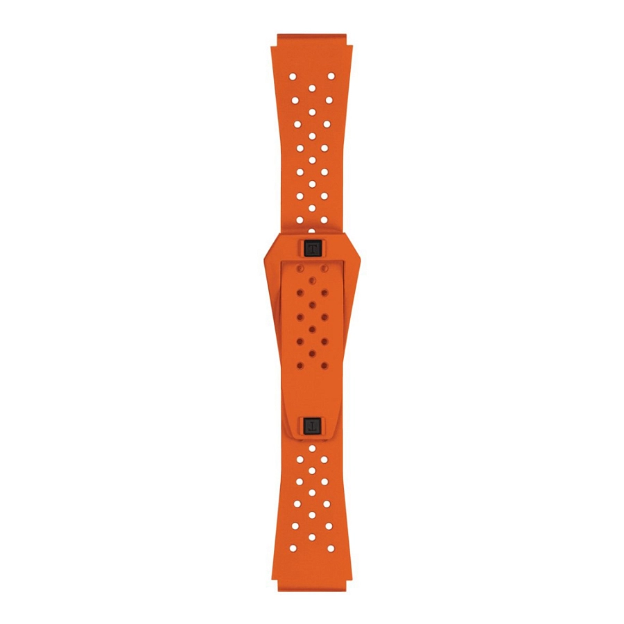 Dây đeo cao su màu cam Tissot Sideral 20 mm T852.048.86
