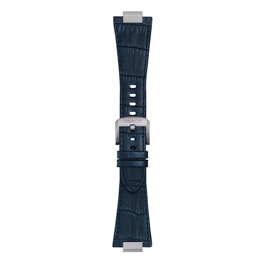 Dây đeo da màu xanh lam Tissot dành cho PRX 42 mm T852.049.411