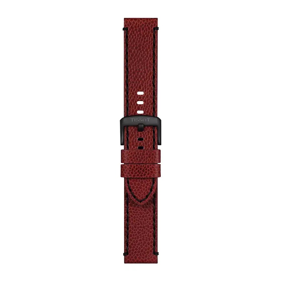 Dây đeo da màu đỏ rượu Tissot 22 mm T852.049.048