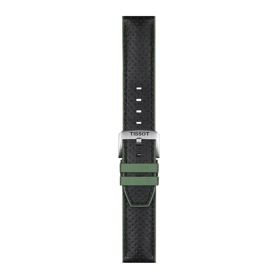 Dây đeo màu xanh lá và đen Tissot 22 mm T852.046.787