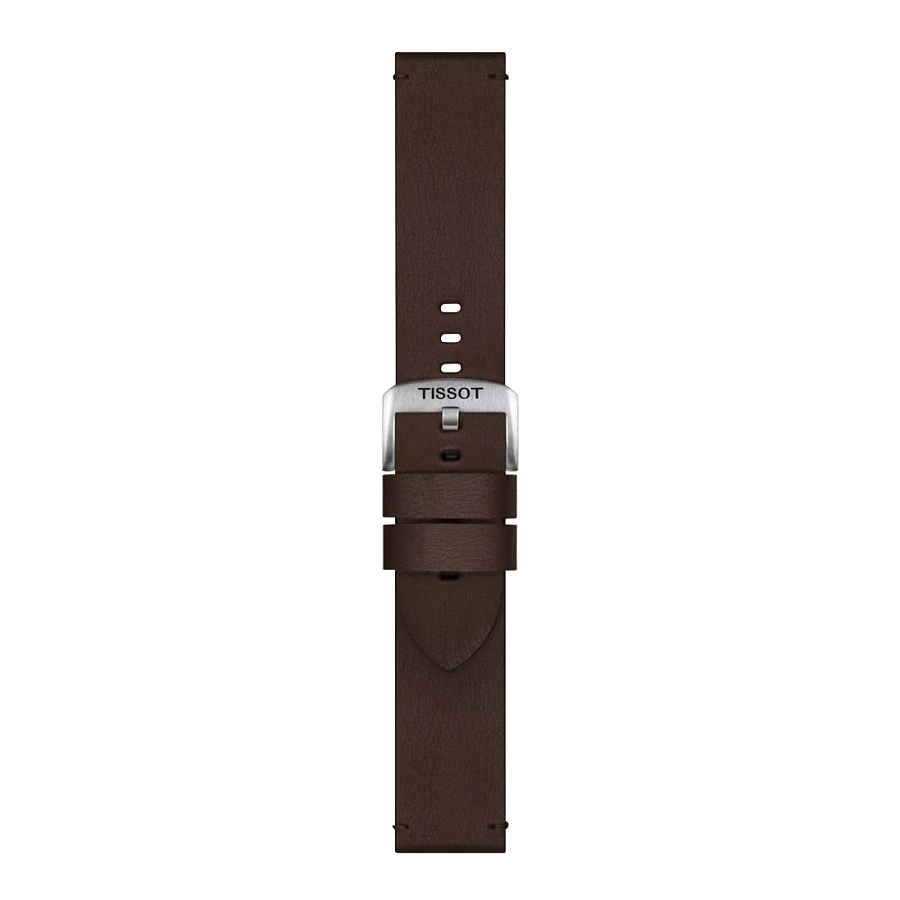 Dây đeo chất liệu tổng hợp màu nâu Tissot 22 mm T852.048.221