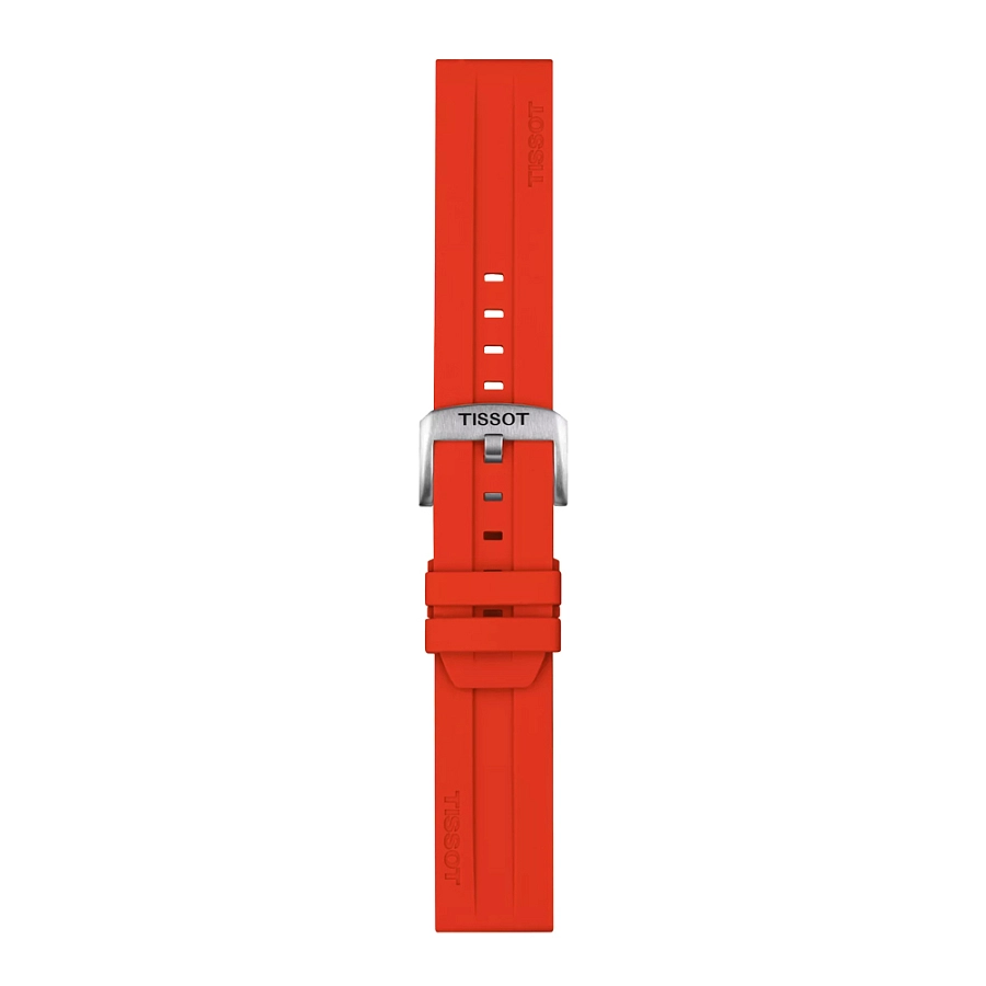 Dây silicone đỏ Tissot 22 mm T852.047.920