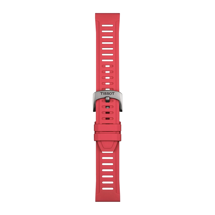 Dây silicon đỏ Tissot 21 mm T852.049.243