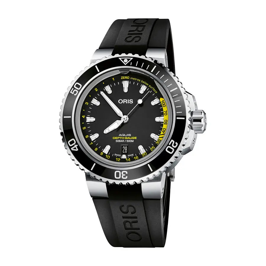 Oris Aquis Đồng hồ đo độ sâu 01 733 7755 4154-Bộ RS