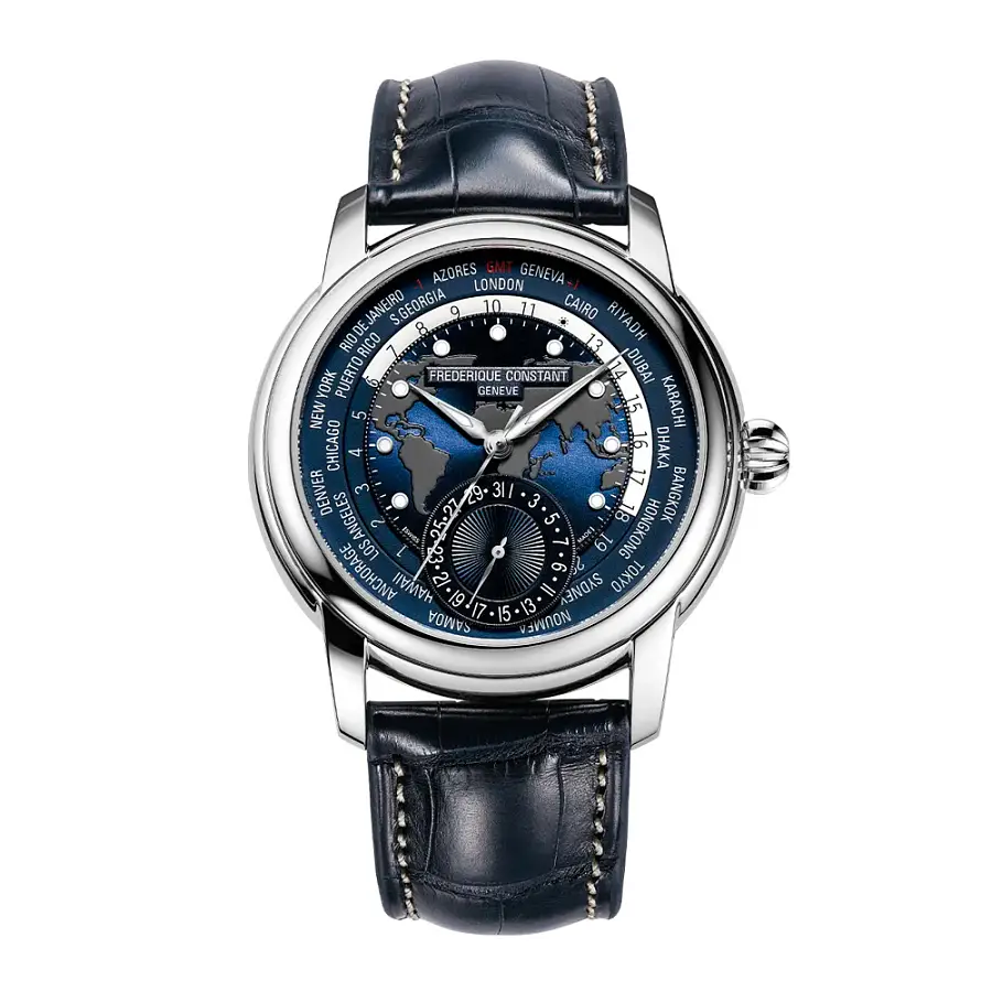Frederique Constant Worldtimer Sản xuất FC-718NWM4H6