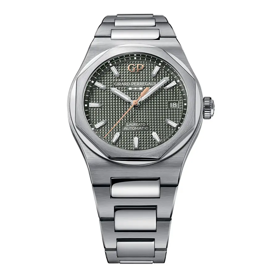 Girard-Perregaux Laureato 38mm Xanh Lá Cây 81005-11-3407-1CM