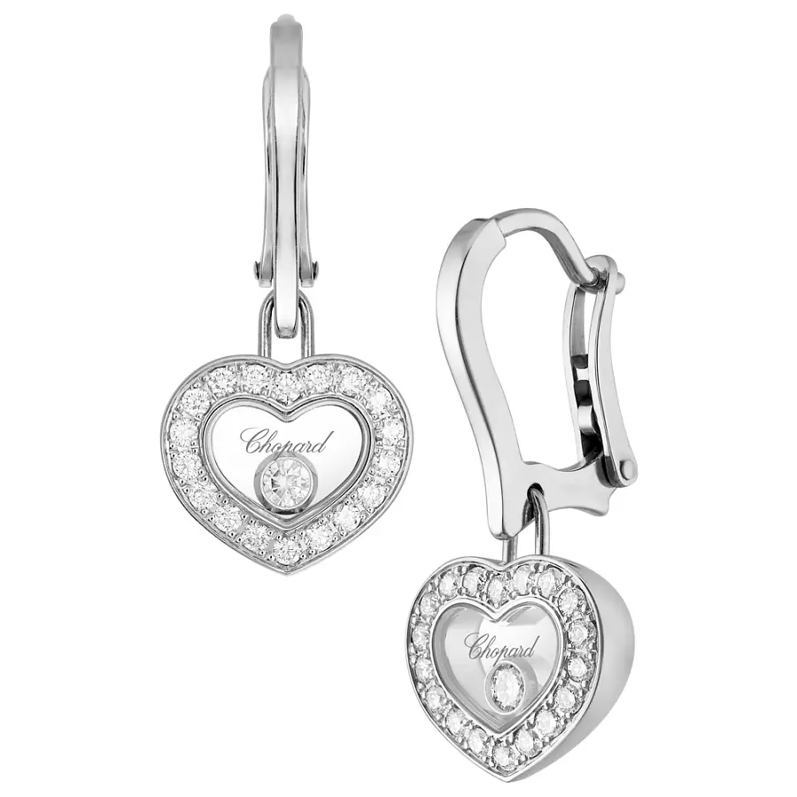 Vòng tai vàng Chopard Happy Diamonds 83A054-1401