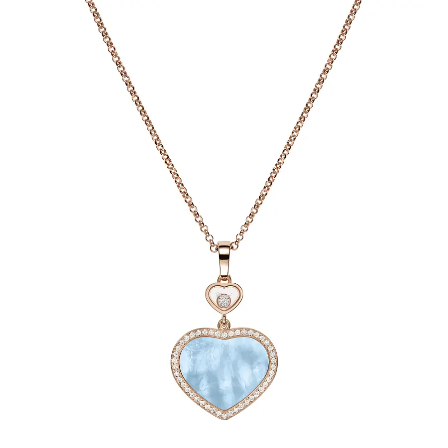 Mặt dây chuyền vàng Chopard Happy Hearts 79A074-5340