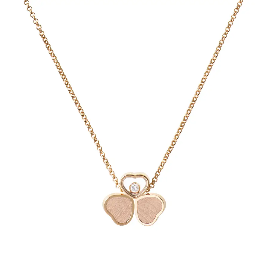 Mặt dây chuyền vàng Chopard Happy Hearts 81A083-5711