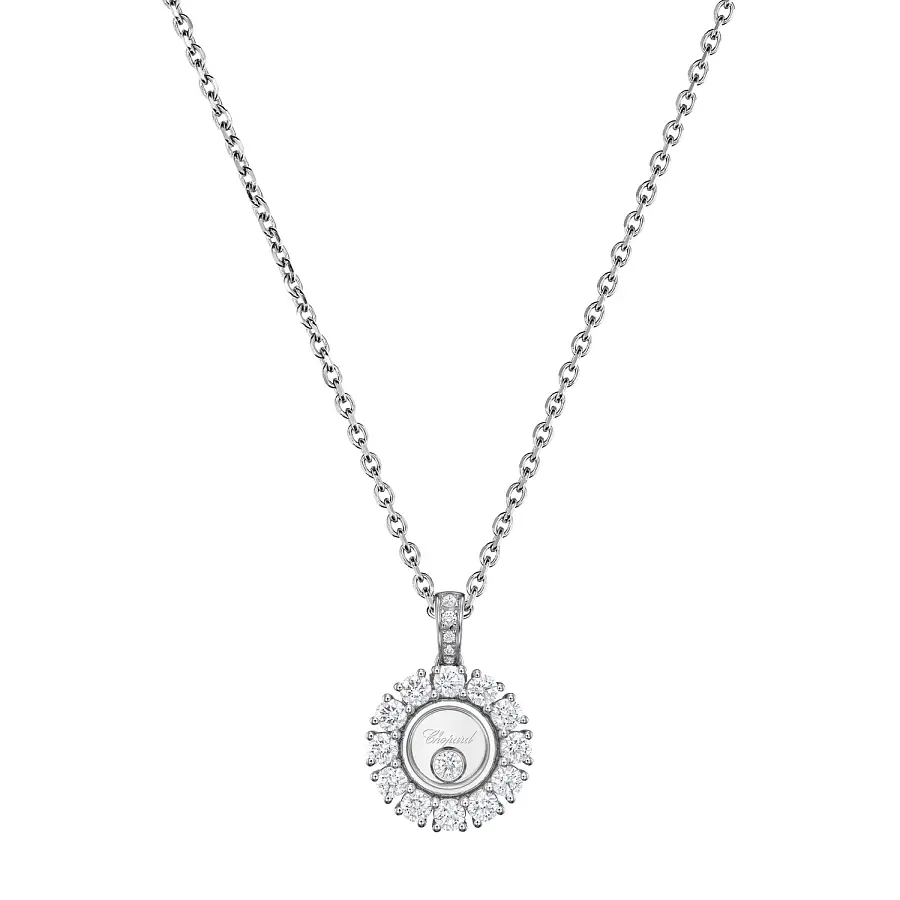 Vòng cổ Chopard Happy Diamonds bằng vàng 79A609-1001