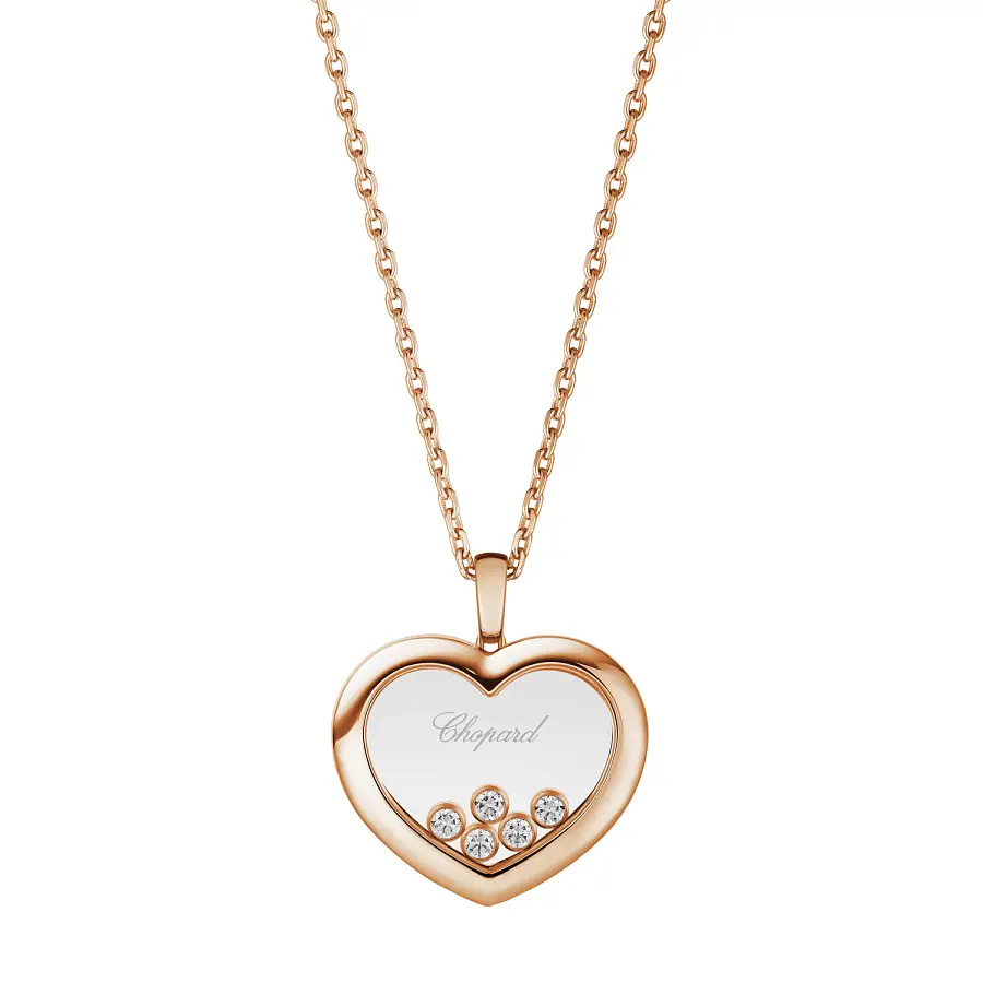 Mặt dây chuyền vàng Chopard Happy Diamonds 79A039-5001