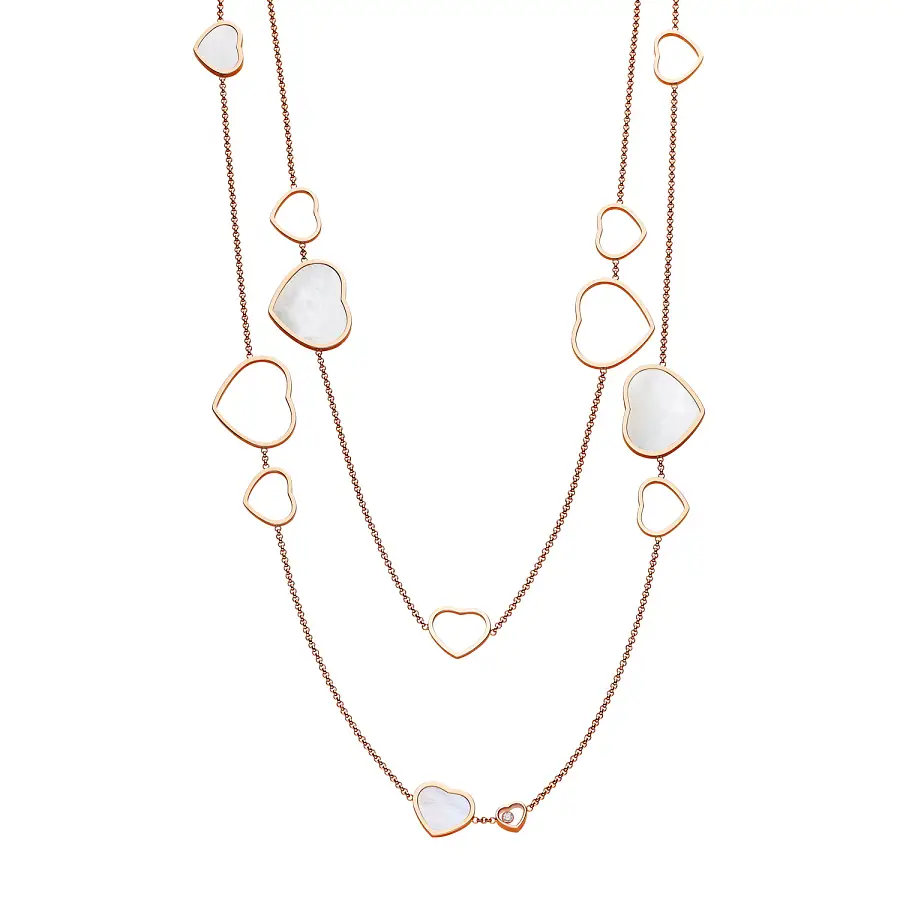 Vòng cổ Chopard Happy Hearts bằng vàng 817482-5301